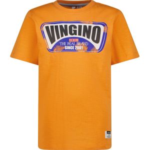Vingino T-shirt Hefor Jongens T-shirt - Soda Orange - Maat 152