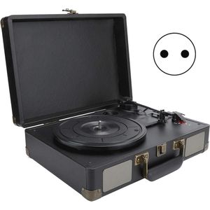 Draagbare Platenspeler met Bluetooth en Helder Geluid - Ondersteunt Vinylplaten 33/45/78 RPM