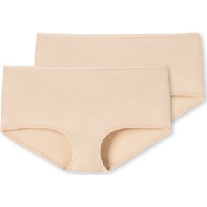 Schiesser 2Pack Shorts - Biologisch katoen Dames Onderbroek - Maat M