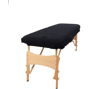 Massagetafel beschermhoes voor salons en spa's - Zwart, zonder gezichtsgat