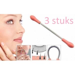 3 stuks - Dermarolling Epileerveer ""Smooth Skin"".LET OP 3 stuks verpakking.