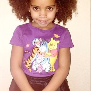 Winnie The Pooh Shirt Paars-Maat 98