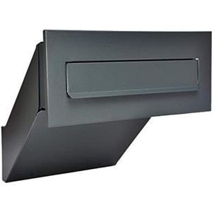 Brievenbussen-Brievenbus rvs-Brievenbus-Zwart-Doorworp