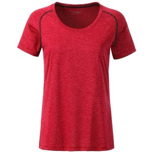 James and Nicholson Dames/Dames Sport T-Shirt (Rood gemêleerd)