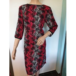 Jurk - IVY BEAU - Maat 36- Bold snake red
