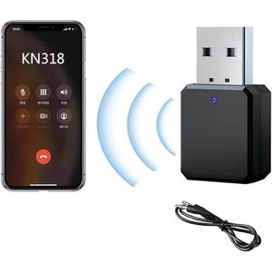 Bluetooth USB-adapter, Bluetooth 5.1-ontvanger met 3,5 mm audiokabel