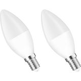 Spectrum - Smart LED Lamp - E14 - 5W - 230V - 410 Lumen - 2700/6500K - 2 stuks