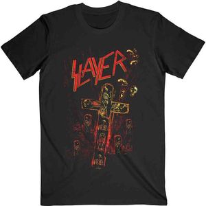 Slayer - Blood Red Heren T-shirt - L - Zwart