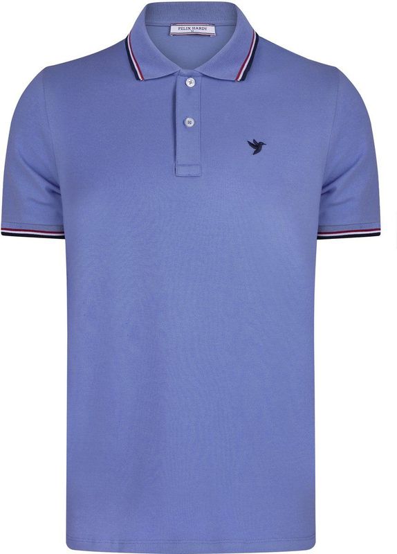 Felix Hardy - Polo Shirt - Katoenen Pique - Sax - Korte Mouw - Heren