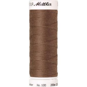 Mettler/Amann universeel naaigaren, 200m. polyester, 0387 lichtbruin