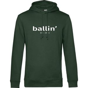 Ballin Est. 2013 - Heren Hoodies Basic Hoodie - Groen - Maat XL