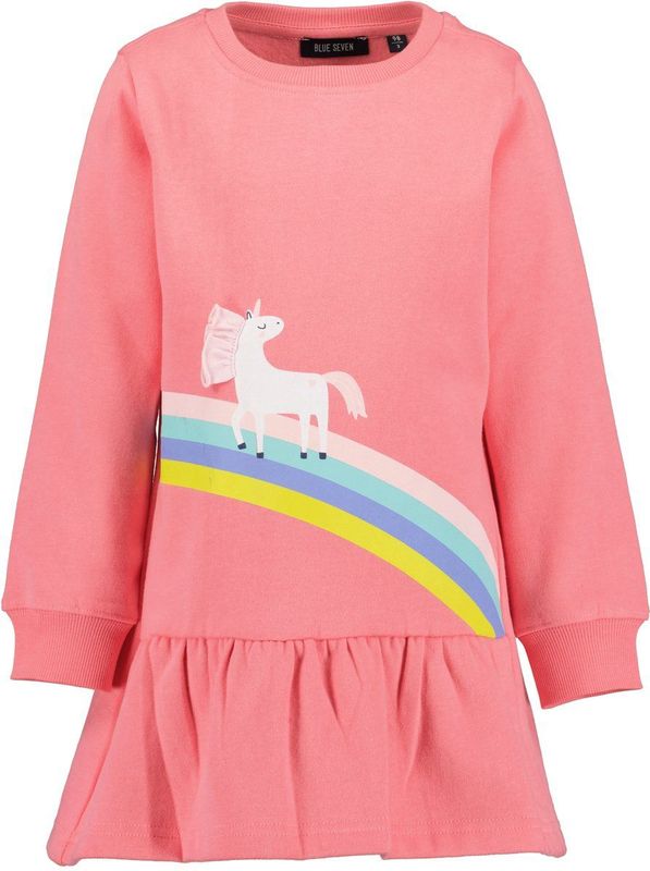 Blue Seven - Sweatjurk - Zalm - Regular Fit - Lange Mouwen - All-over Print