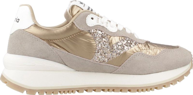 Victoria - Viento - Sportschoenen - Zilverkleurig - Metalen Bovenwerk