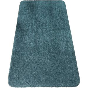 Wastafelmat - Badkamermat Soft donker groen 60x120 antislip