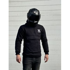 Kevlar Motorhoodie XL - TC MotoWear - CE-Level 2 - Hoogwaardig Kevlar - Motorhoodie