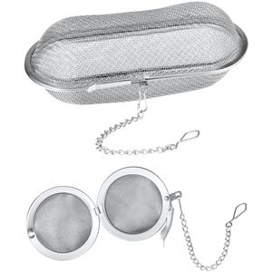 2 Stuks Ultrasonic Cleaner Baskets - Fijnmazig Rvs Kleine Onderdelen Schoonmaakmandjes met Slot