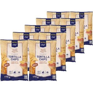 METRO Chef Tortilla chips BBQ 10 x 750 gram