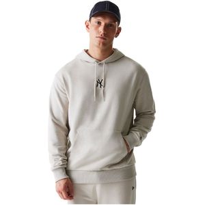New Era Mlb Le Midi New York Yankees Hoodie Beige M Man,Vrouw