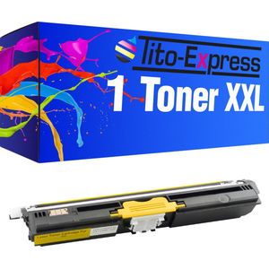 PlatinumSerie® 1 toner XXL alternatief voor Konica Minolta 1600 yellow
