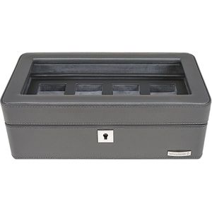 WINDROSE - Tempora Watch Box - Sieradendoos - Grijs - Leder