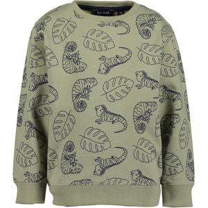 Blue Seven-Kids boys knitted sweatshirt-Tea orig-Green
