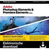 Adobe Photoshop & Premiere Elements 2026 - Foto's & Video's Bewerken - 3 Jaar Licentie - Windows/Mac - Download