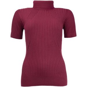 NED T-shirt Eye 12 Ss Rmb Brei 25w1 U106 41 848 Windsor Wine Dames Maat - S