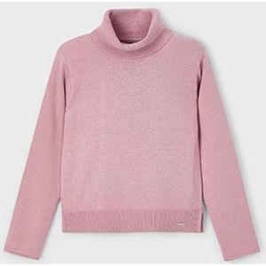 MAYORAL Basic Knitting Turtleneck Truien & Vesten Meisjes - Sweater - Hoodie - Vest- Lichtroze - Maat 92