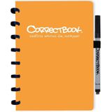 Correctbook Original Peachy Orange-Gelinieerd - Uitwisbaar / Whiteboard Notitieboek