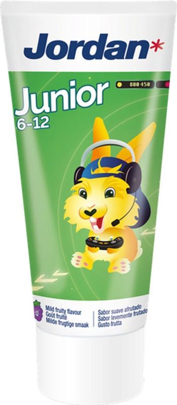 Jordan Tandpasta Junior 6-12 jaar - 3 x 50 ml - Voordeelverpakking