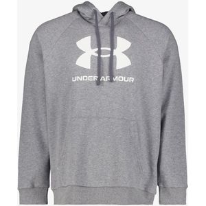 Under Armour Rival Fleece Logo heren hoodie grijs - Maat S