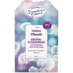 Badschuim Cotton Clouds | Katoenbloesem - 1x 40ml | Badschuim Dresdner Essenz - Speciaal voor een heerlijke geurend bad