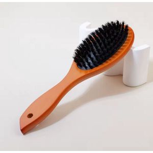 Haarborstel Varkenshaar - Boar Bristle Brush - Haarborstel - 22.5 CM - Haarborstel Zwijnenhaar - Haarborstel Antiklit