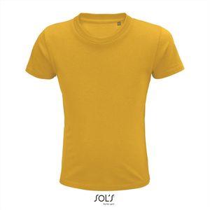 SOL'S - Pioneer Kinder T-Shirt - Geel - 100% Biologisch Katoen - 146-152
