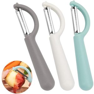 Dunschiller set - veelzijdig en comfortabel - 3 stuks - blauw, grijs, beige - roestvrij staal - 16,8 x 3 cm