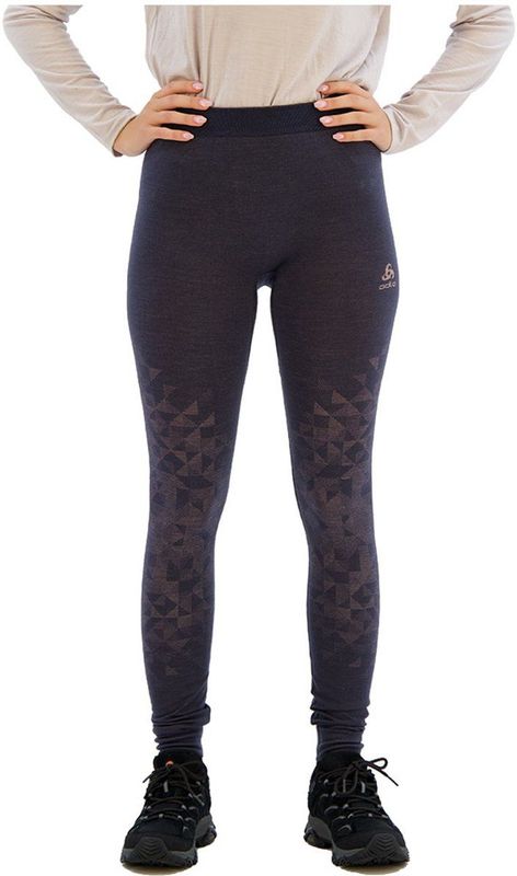 Odlo - Kinship Pw 200 Leggings - Grijs - Thermobroek - Dames