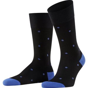 FALKE Dot business & casual katoen sokken heren zwart - Maat 47-50