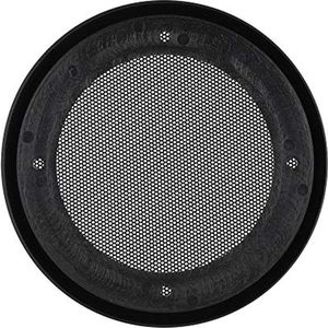 2 stuks luidsprekerroosters 4 inch metalen audio-subwoofer luidsprekerbeschermers beschermende decoratieve cirkelvormige gaasafdekking voor kleine/autoluidsprekers (zwart + zwart)