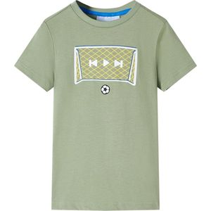 vidaXL - Kindershirt - 104 - lichtkakikleurig