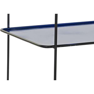 Console DKD Home Decor Zwart Blauw Metaal Modern (70 x 27 x 45 cm) (2 Stuks)