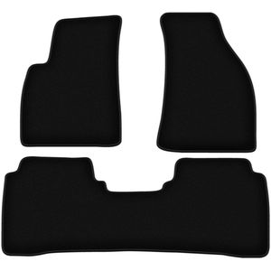 BASIC zwarte veloursmatten voor: Hyundai SantaFe I SUV (2000-2006)