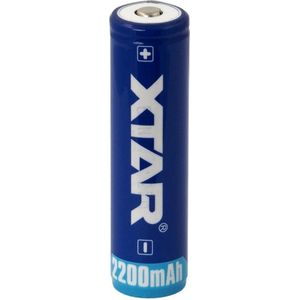 Xtar 2200mAh 3.7V 18650 PCB PROTECTED batterij