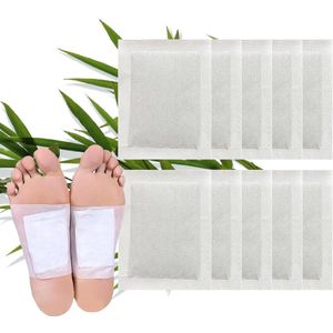 Inovra Plus - Detox Voetpleisters voor diepe reiniging en ontgifting - 100% natuurlijk - 10 stuks - verlicht stress en bevordert diepe slaap