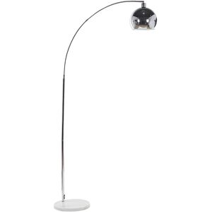 BELIANI PAROO - Staande lamp - Zilver - Metaal