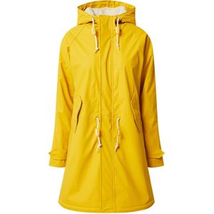 Gele Friese Tidaholm parka met teddy voering van Derbe XXL