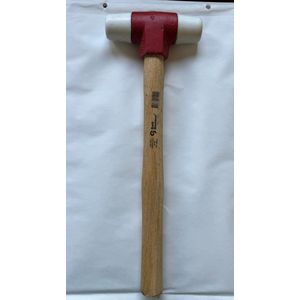 Desa Wood Handle PVC Hammer White Nylon hamer no 30 WIT
