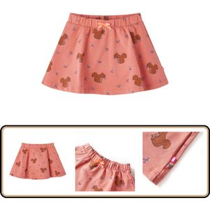 Kinderrokje oudroze - Maat 128 - Eekhoornprint Kinderrokje - Meisjesrokje - Roze Rokje - Eekhoorn Print - Kindermode