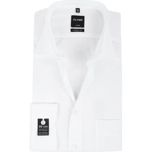 OLYMP Luxor Extra Lange Mouwen Overhemd Modern Fit Wit - Maat 40 - Heren - Hemden Formeel