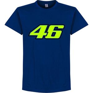 Valentino Rossi 46 T-Shirt - Blauw - L