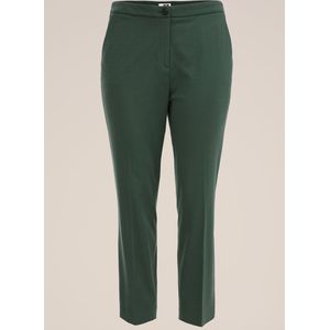 WE Fashion Dames slim fit pantalon met stretch - Curve